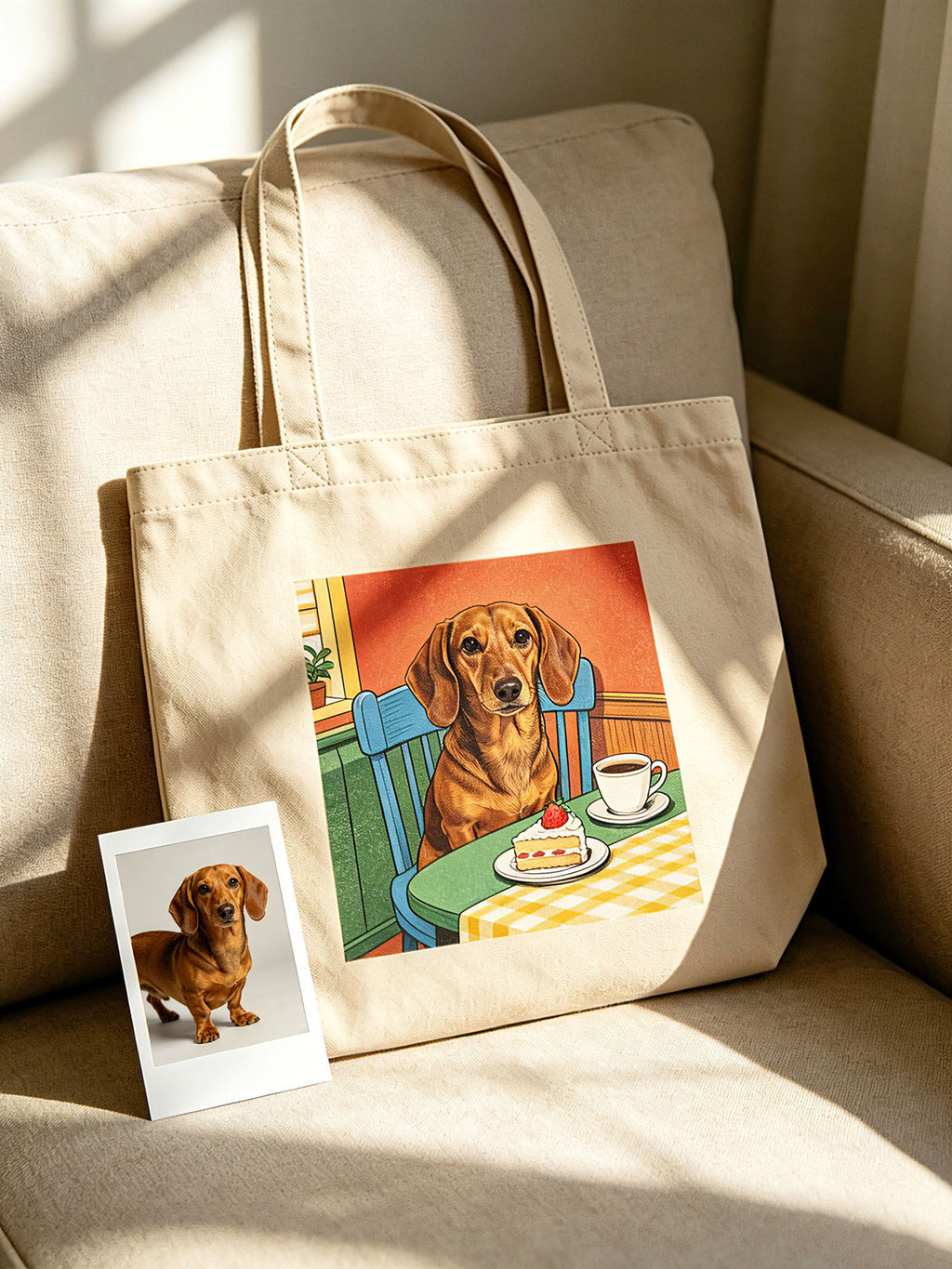 The “Pet Café Moment” Tote Bag