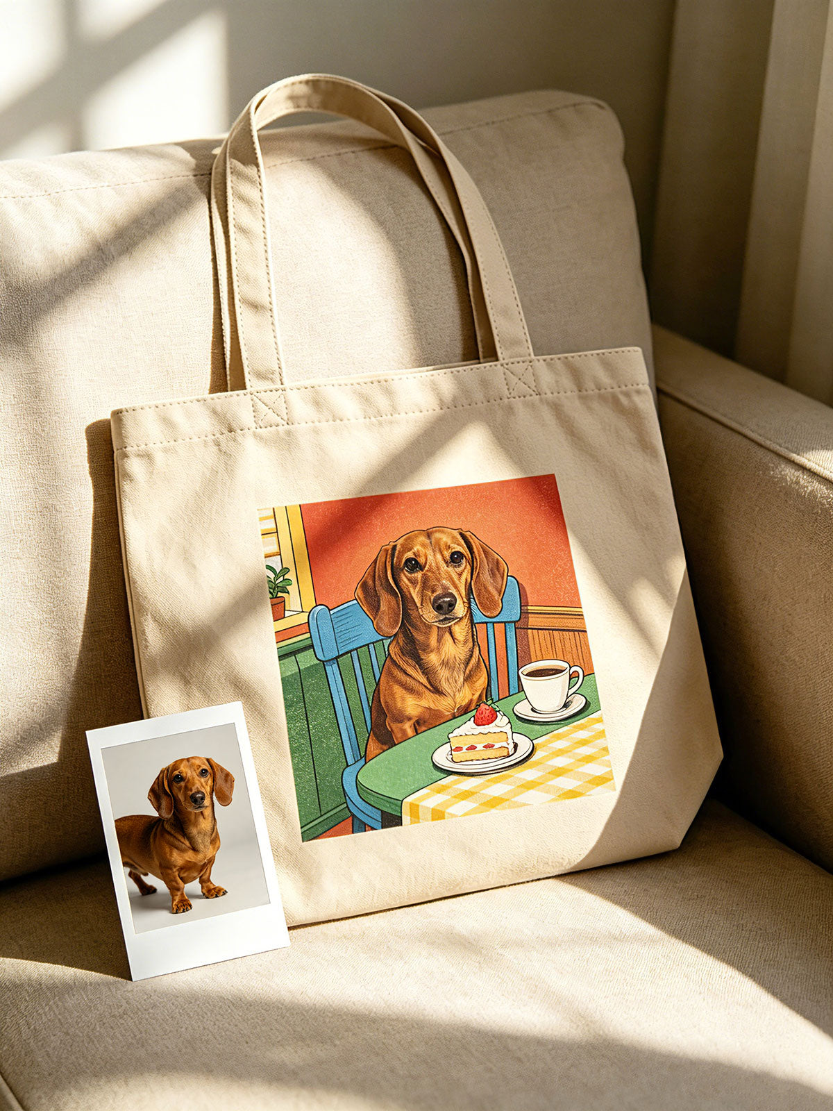 The “Pet Café Moment” Tote Bag