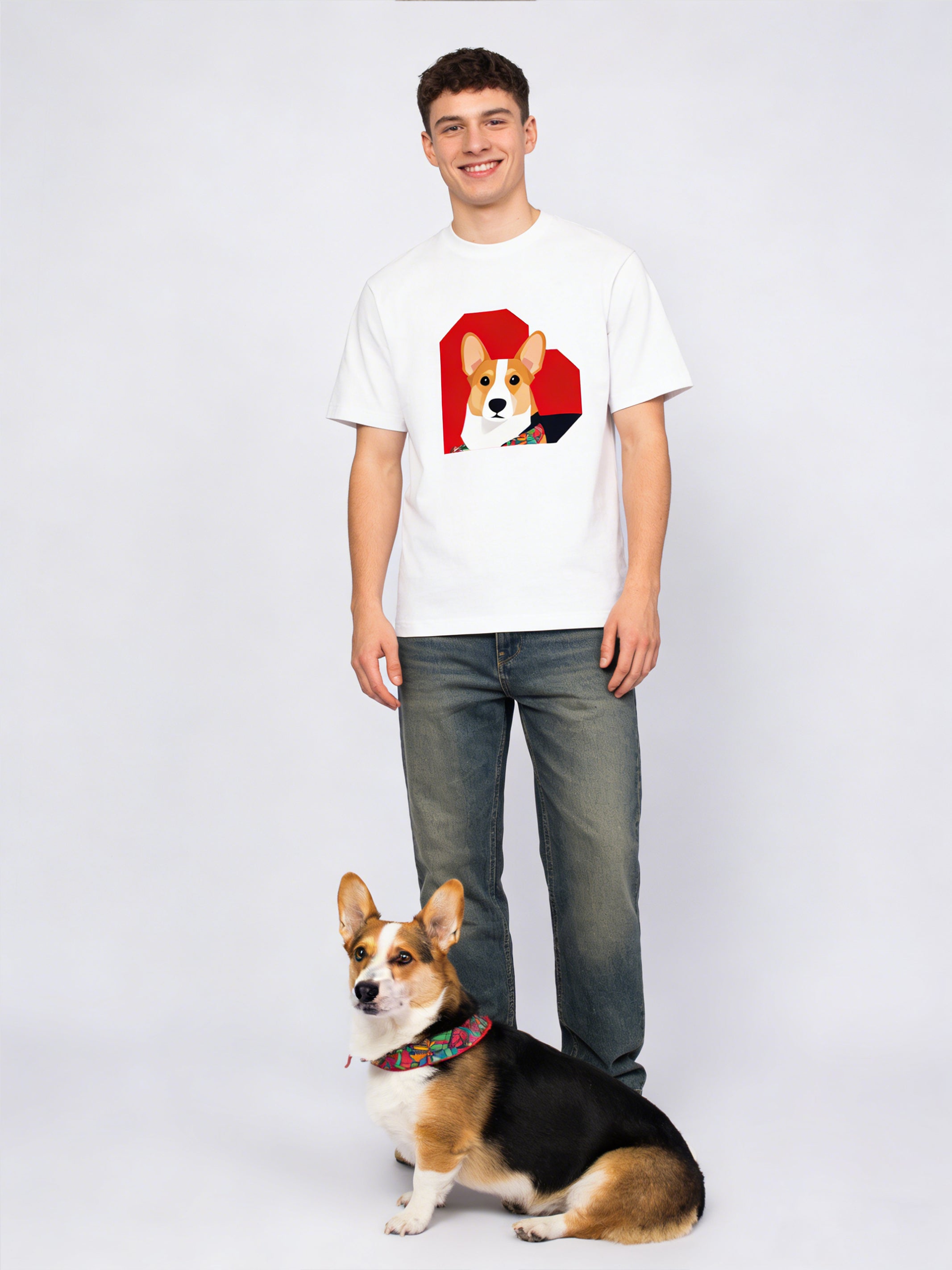 The Geometric Heart Tee