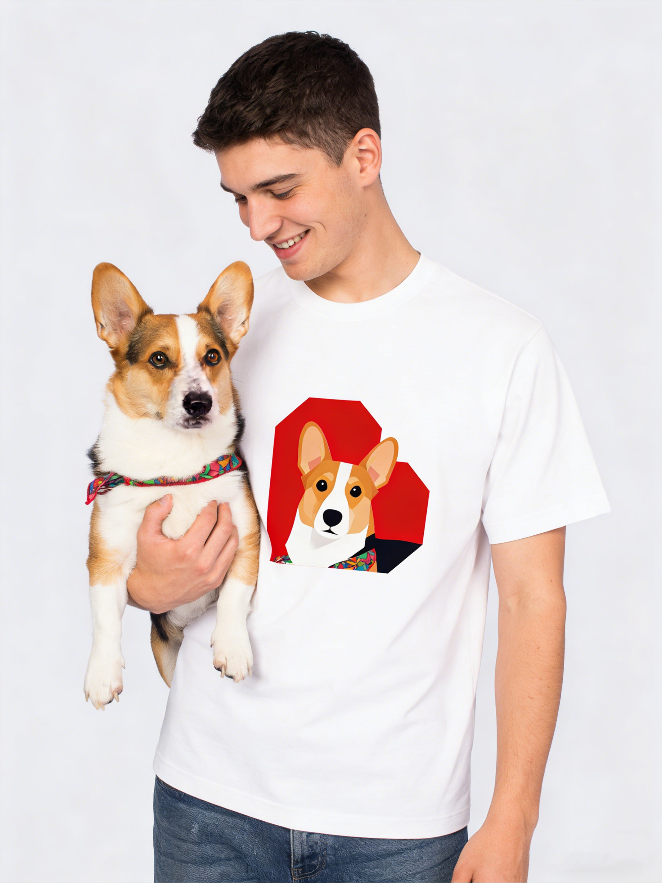 The Geometric Heart Tee