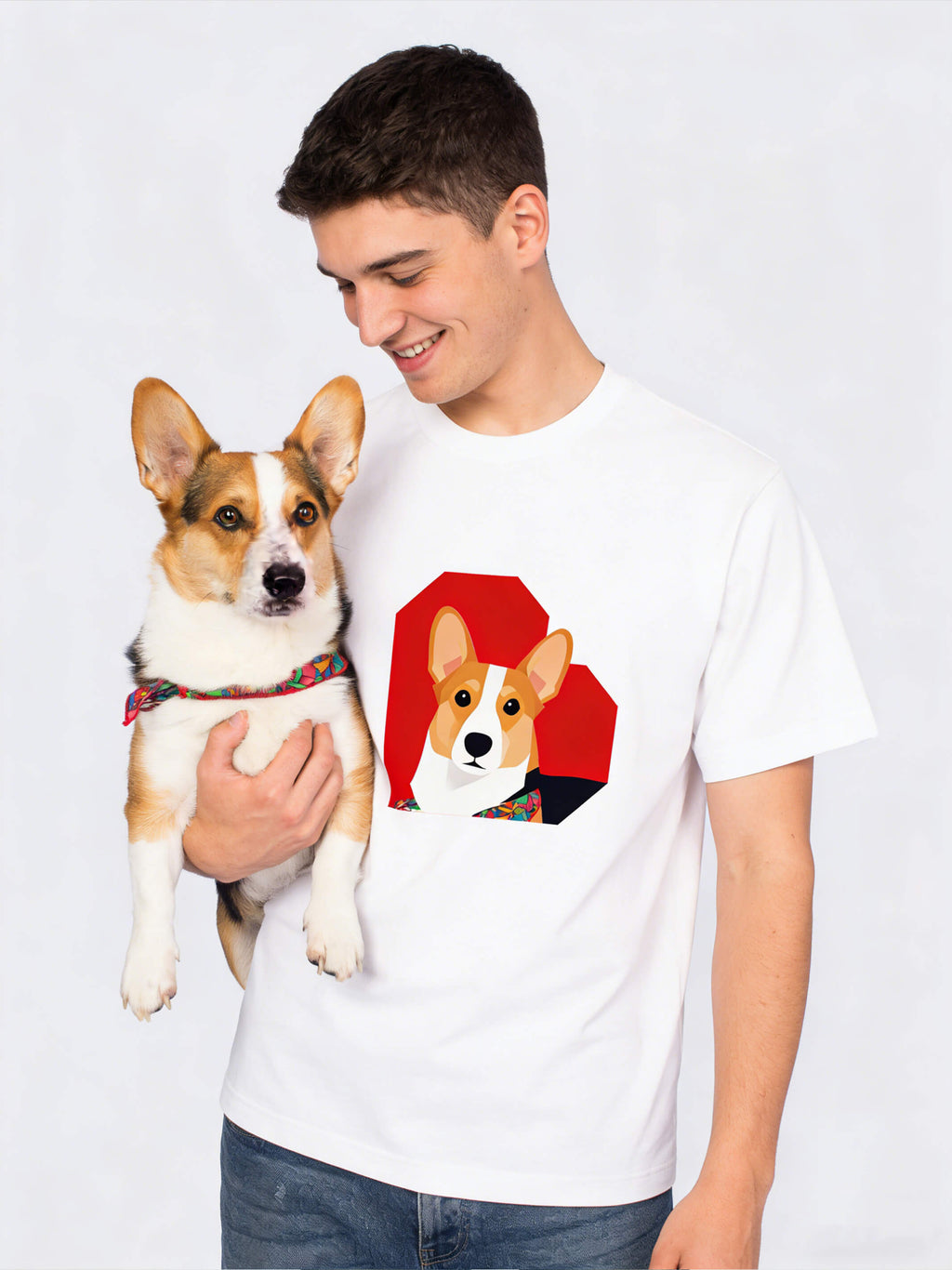 The Geometric Heart Tee